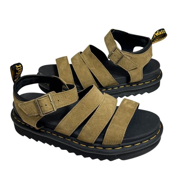 Dr. Martens Women's Blaire Fisherman Sandal Muted Olive - Women's Size 10 - 11 - Picture 2 of 7